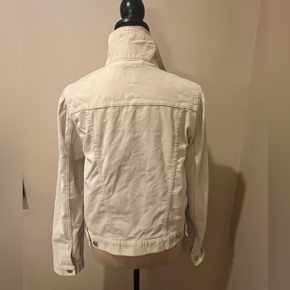 Gap Cream Corduroy jeanstyle Jacket, size Large - Picture 4 of 12